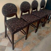 4 sedie alte/ sgabelli legno Calligaris