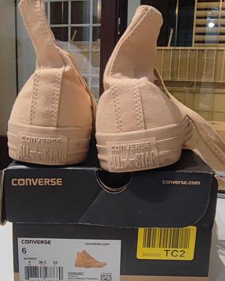 Converse All Star Beige Donna Tg 36.5. 