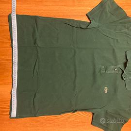 Polo verde lacoste taglia M
