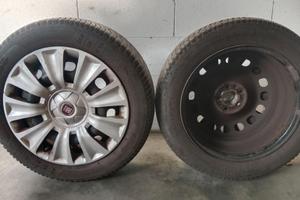 2 CERCHI FIAT R16 con pneumatici 205 55 R16