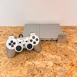 Console Ps2 slim silver completa cavi e controller