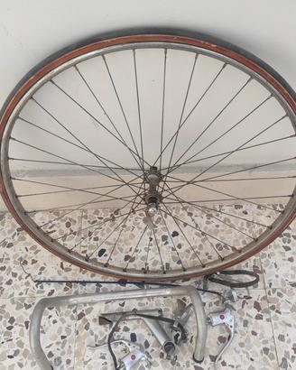 Ruota bici corsa anni 70