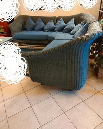 divano GIUNCO naturale 8 posti