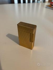 Dupont accendino placato oro