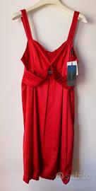 Vestito Rosso Seta Roccobarocco Vintage 