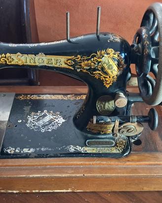 Macchina da cucire Singer d'epoca anno 1897