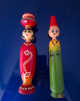 Statuine in legno