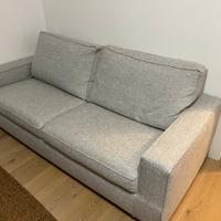Divano letto grigio Poltrone & Sofá 195 cm