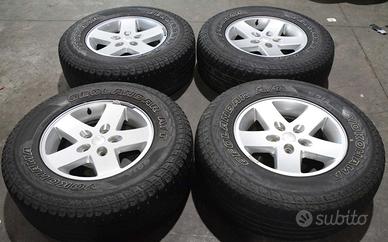 kit completo jeep wrangler 255/75 r17 lt4695