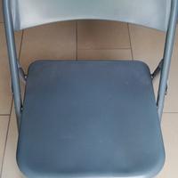 sedia pieghevole in metallo