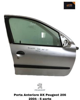 PORTIERA ANTERIORE DESTRA PEUGEOT 206 2° Serie (0