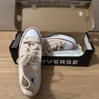 Converse All Star in tela color panna