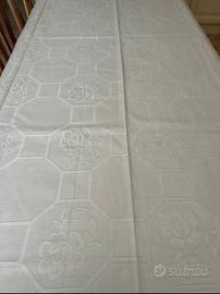 Tovaglia in cotone e tela, Aida