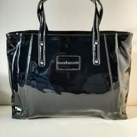 Borsa shopping a spalla donna Roccobarocco lucida 