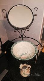 Toilette da camera in ferro battuto