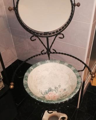 Toilette da camera in ferro battuto
