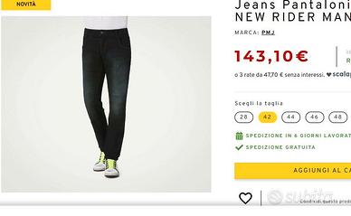 Pantalone moto uomo 50-52