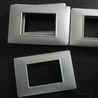 Placchette interruttori Vimar argento