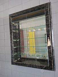 Vetrinetta in legno e vetro