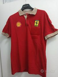 Maglia Polo Vintage Scuderia Ferrari Meccanico F1