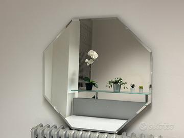 Specchio Led esagonale made in italy nuovo