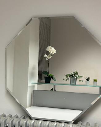Specchio Led esagonale made in italy nuovo