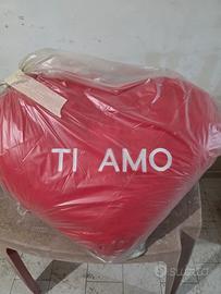 Peluche pupazzo cuore ti amo