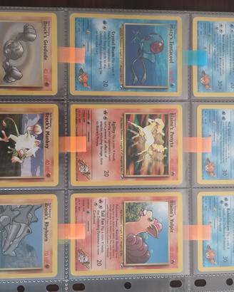 Lotto 43 Carte Pokemon Vintage Gym Heroes