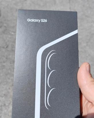 Samsung galassia s26 nuovo sigillato nero 256gb