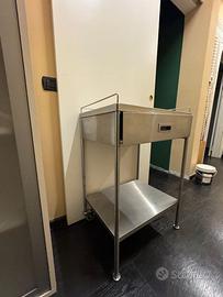 Carrello in acciaio inox