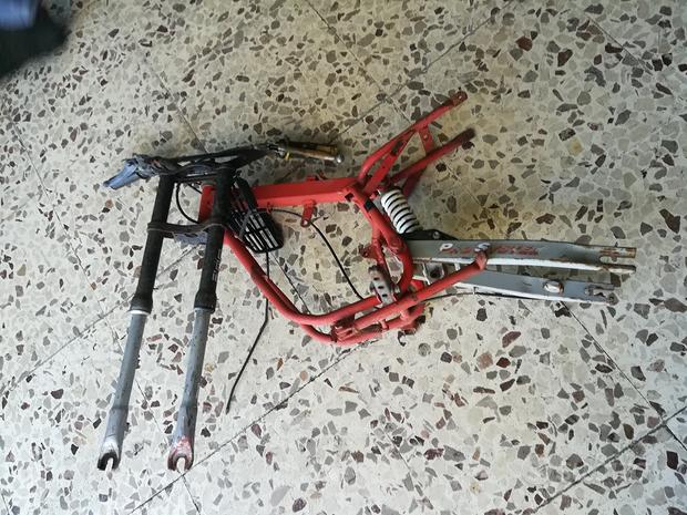 Telaio minicross Malaguti grizzly 50 cc