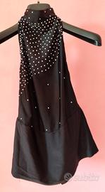 body nero con Swarovski 