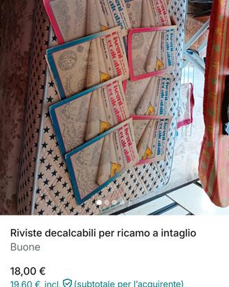 riviste decalcabili per ricamo a intaglio 