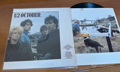 U2 - October - Vinile LP 33 Giri Inserto Originale