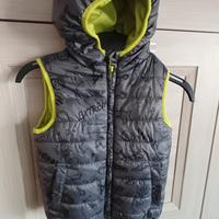 Piumino smanicato bimbo con cappuccio 24-30 mesi 