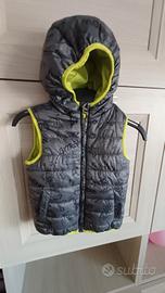 Piumino smanicato bimbo con cappuccio 24-30 mesi 