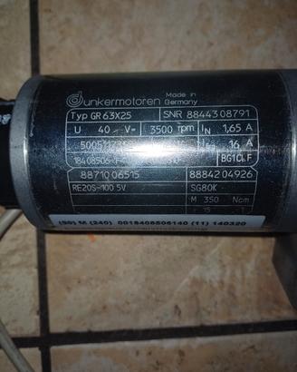 motore elettrico motoridutore 