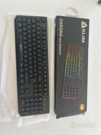 Tastiera Wireless Klim Layout SPA