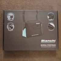 Borsa postman, messenger, bianchi imballata 