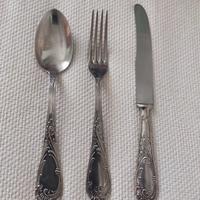 Posate bagnate argento 1000