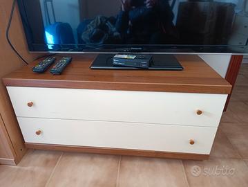 porta TV con 2 cassetti