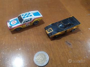 POLISTIL 2 MODELLINI SLOT CAR ANNI '70 LANCIA