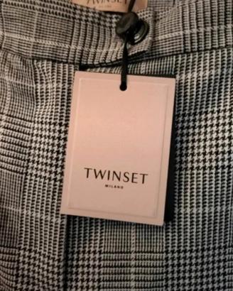 pantaloni Twinset fantasia principe di galles