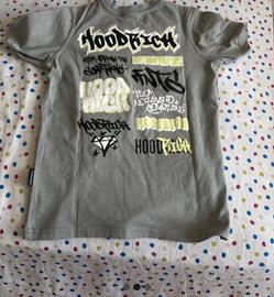 T shirt hoodrich grigia