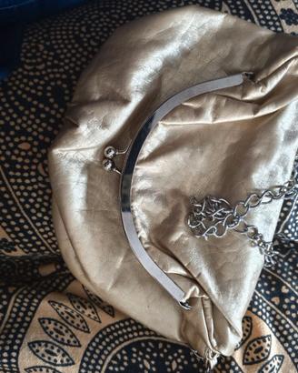 pochette dorata vintage