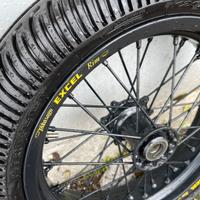 Cerchio motard Excel Takasago Rim gommato