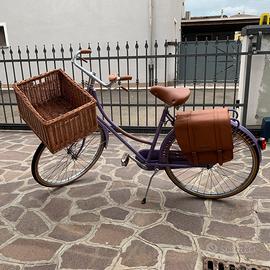 Bicicletta con freni a bacchetta