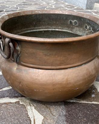 Grande vaso in rame