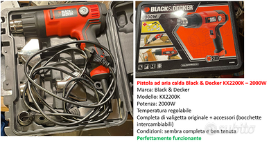 Pistola ad aria calda Black & Decker KX2200K