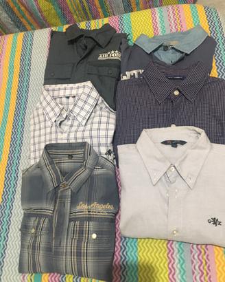 Stock di 6 camicie dai 9/14 anni